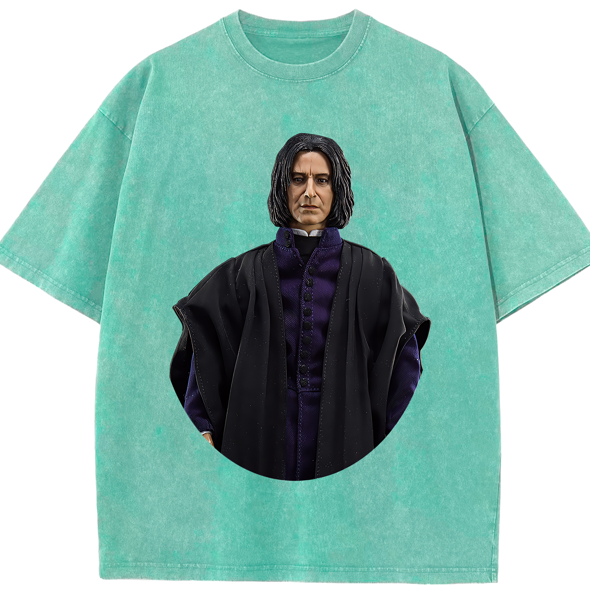 （画像用） Harry Potter ハリー・ポッターシリーズ 綿100% ヴィンテージ風 半袖Tシャツ（フロントプリント）